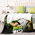 thumbnail image 4 of Ben 10 anti-pilling, suave, ligera, esponjosa y acogedora de lujo para hogar y cocina – Perfecta para niños y adultos,150X200cm, 4 of 6