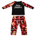 thumbnail image 1 of Matching Family Christmas Pajamas Set Family Christmas Pjs Matching Sets Gingerbread Man Printed Sleepwear Sets, 1 of 5