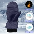 thumbnail image 4 of Snow Gloves for Kids Warm Lined Kids Gloves Waterproof Cold Weather Ski Gloves for Ages 2-5 Years Girls, 4 of 5