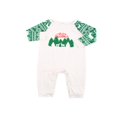 thumbnail image 1 of Opperiaya Vêtements de Nuit de Noël Parent-Enfant Hauts à Col Rond Pantalons / Barboteuse, 1 of 2