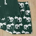 thumbnail image 5 of Caqnni Toddler Baby Boy Girls Golf Outfit Cartoon Print T Shirts Top Plaid Elastic Shorts Set 2Pcs Birthday Dinosaur Summer Pajamas & Dailywear Set 11-12Years,Green, 5 of 6