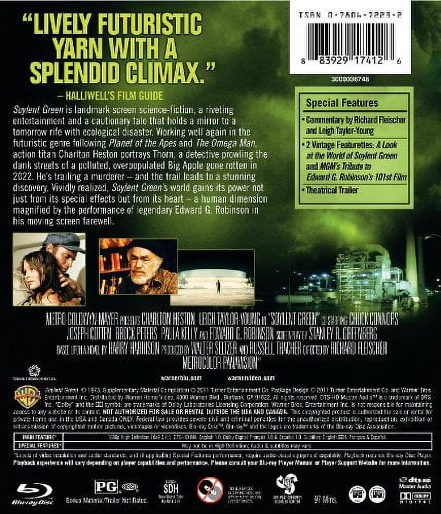 Soylent Green [Blu-ray] - Walmart.com