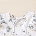 thumbnail image 5 of Happy Town Toddler Baby Girl Boho Dress Linen Ruffle Sleeveless Casual Dress, 5 of 7
