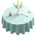 thumbnail image 1 of Nappes en Microfibre Imperméables, Nappes Rondes pour Extérieur et Garniture Intérieure en Tissu, 1 of 5