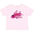 thumbnail image 3 of Inktastic Girls Pink Airplane Pilot Girls Baby T-Shirt, 3 of 5