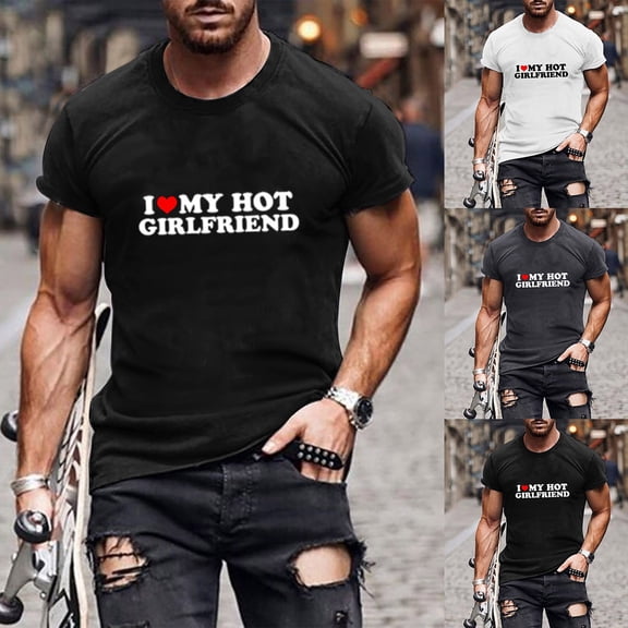 Xihbxyly Top for Men Quick Dry Gym Tshirts Crew Neck Short Sleeve Classic Tshirts Mens Dress Shirts Solid Slim Fit Casual Tops Simple for Traveling