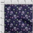 thumbnail image 2 of oneOone Cotton Poplin Navy Blue Fabric Skull Diy Clothing Quilting Fabric Print Fabric By Yard 56 Inch Wide, 2 of 5