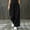 Black, variant on Jesvior Women's Wide-Leg Corduroy Pants High-Waisted Pull-On Trousers with Pockets, Casual Solid Color Long Bottoms for Weekend Strolls, Coffee Dates and Travel Comfort