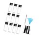 thumbnail image 1 of Juego de salero y pimentero, botellas de condimentos, dispensador hermético de tarros de especias de 3,5 para almacenar especias, condimentos, bols 10 piezas, 1 of 9