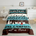 thumbnail image 2 of Erosebridal Happy Camping Camper Bedding Full Comforter Set, RV Accessories Down Comforter, Reversible 3 Pieces, 2 of 8