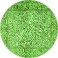 thumbnail image 1 of Ahgly Company Indoor Round Persian Green Traditional Area Rugs, 6' Round, 1 of 1