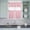 Pink, variant on 3 Piece Kitchen Curtains and Valances Set Grey White Stripes Cafe Curtains 36 Inch Length Simple Geometric Modern Monochrome Valance & Tier Curtain for Living Room Bedroom Window 54"x18" 27"x36"*2