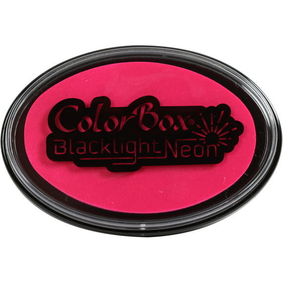 ColorBox Black Light Neon Oval Ink Pad-Pizzazz