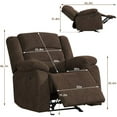 thumbnail image 7 of Recliner Chair Reclining Sofa for Living Room Recliner Sofa and Couch Sofa Fabric Home Theater Seating Motion for Living Room Manual Recliner, 7 of 7