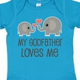 thumbnail image 4 of Inktastic My Godfather Loves Me Godson Boys or Girls Baby Bodysuit, 4 of 5