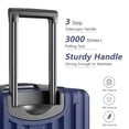 thumbnail image 5 of 24 inch Checked Luggage With Wheels Hardside Suitcase For Business/Travel,Blue, 5 of 8