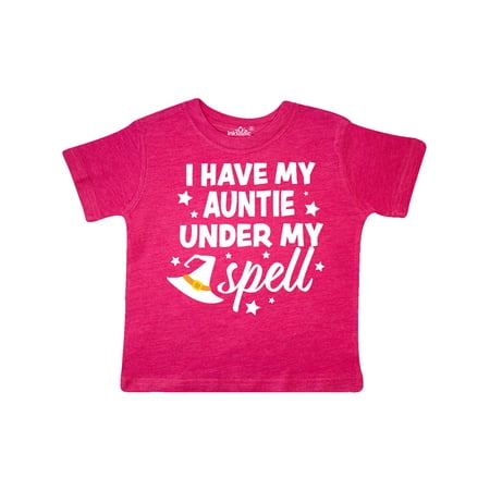 

Inktastic I Have My Auntie Under My Spell with Cute Witch Hat Gift Toddler Boy or Toddler Girl T-Shirt