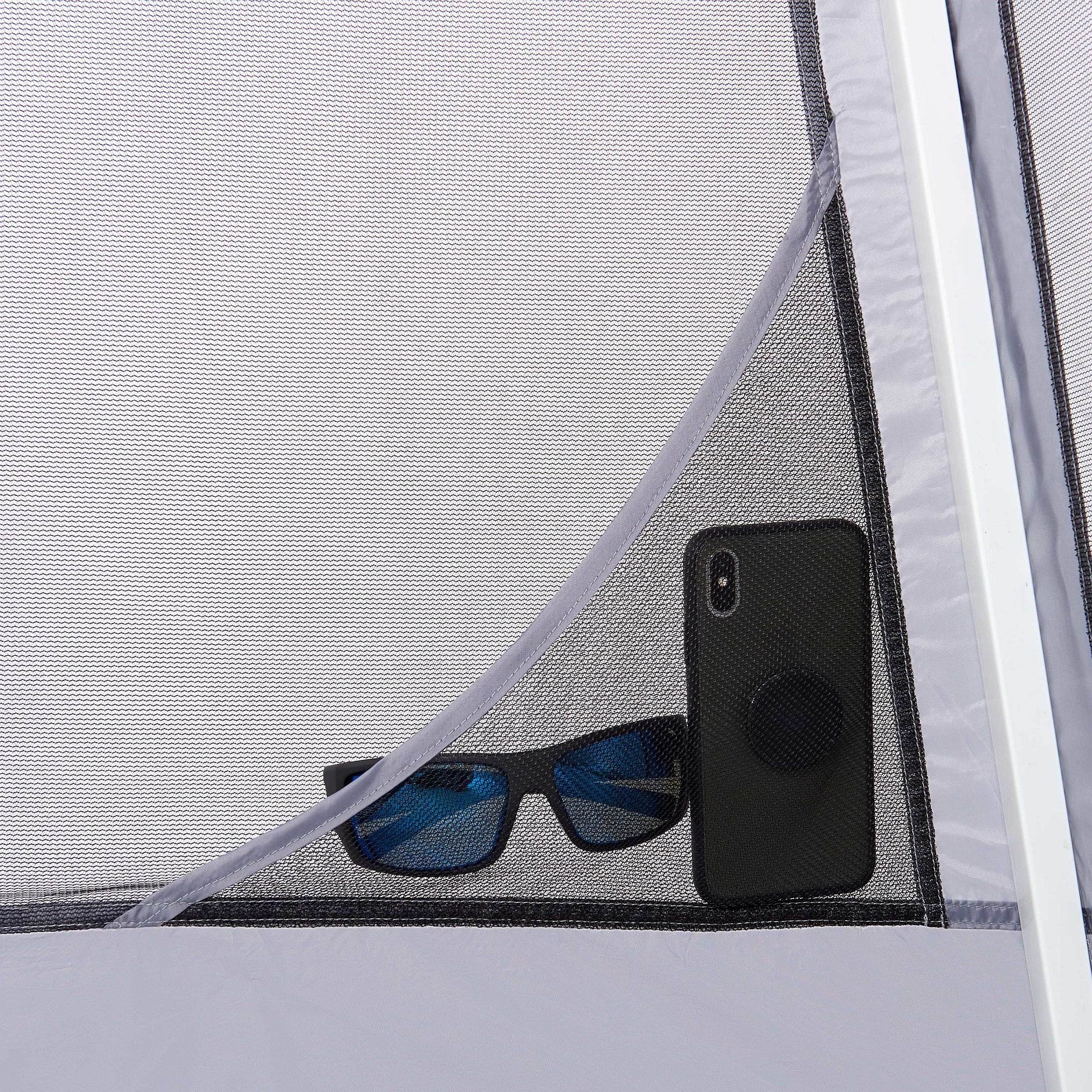 Paquete de accesorios para toldo de patas inclinadas Ozark Trail, gris, compatible con la mayoría de toldos de 10 pies x 10 pies de patas inclinadas, toldo se vende por separado 7