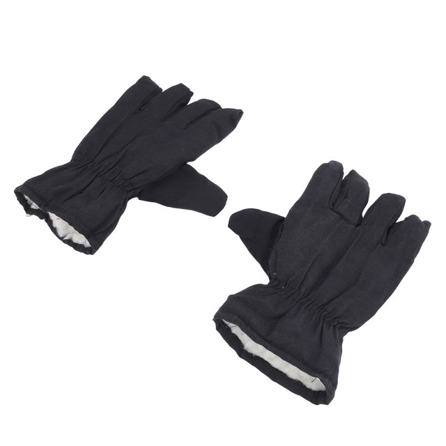 Guantes de Esquí de Nieve, Guantes de Snowboard de Snowboard de Invierno Resistente a la Lágrima de Algodón 5 Dedos de Los Dedos del Revestimiento Interno Grueso para El Manejo