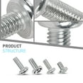 thumbnail image 6 of CROSSDESIGN 800 License Plate Screws (100 each / 8 different) fit for Auto Dealers, 6 of 10