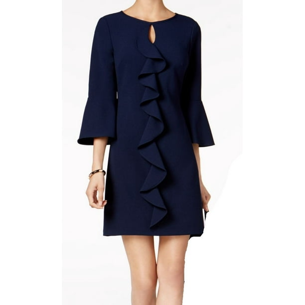 jessica howard petite ruffle scuba gown