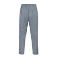thumbnail image 3 of Men's Casual Pants Men's Fashion Casual Elastic Waist Slim Pants Cargo Straight C XL, 3 of 7