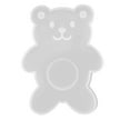 thumbnail image 1 of DIY Mold, Innovative Shaped Candle Holder Mold Tear Resistance  For Kitchen For School For Bakery For Home Bear Mold 60-737, 1 of 8