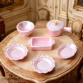 thumbnail image 4 of Living Room Decor Statue, Miniature Kitchen Resin Tableware Set For Dollhous, House Ornament, Cottage Figurine, Miniature Decor., 4 of 5