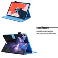 thumbnail image 3 of iPad Pro 11 Case 2020 2nd Generation, Allytech PU Leather TPU Inner Smart Cover Auto Sleep Wake Folio Flip Kickstand Full Protection Case for Apple iPad Pro 11 2nd Gen, Purple Butterfly, 3 of 7