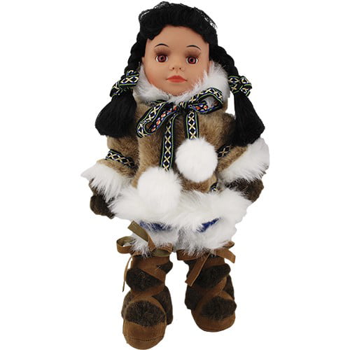 Details about   Fibre Craft World Friends Eskimo Asian Girl Child Doll Black Hair 8” NOS 