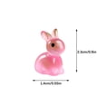 thumbnail image 5 of 5Pcs Easter Luminous Doll Ornament, CQCYD Easter Luminous Bunny Doll, Glowing Resin Figurine Home Desk Decor Spring Party Ornament Gift ForKidsAdults Indoor Outdoor Garden Decoration, 5 of 7