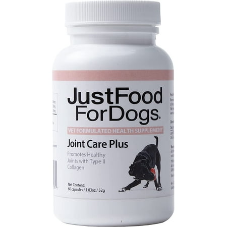 UPC: 0799471557617 | JustFoodForDogs Supplement Joint Care Plus Capsules  Count of 60