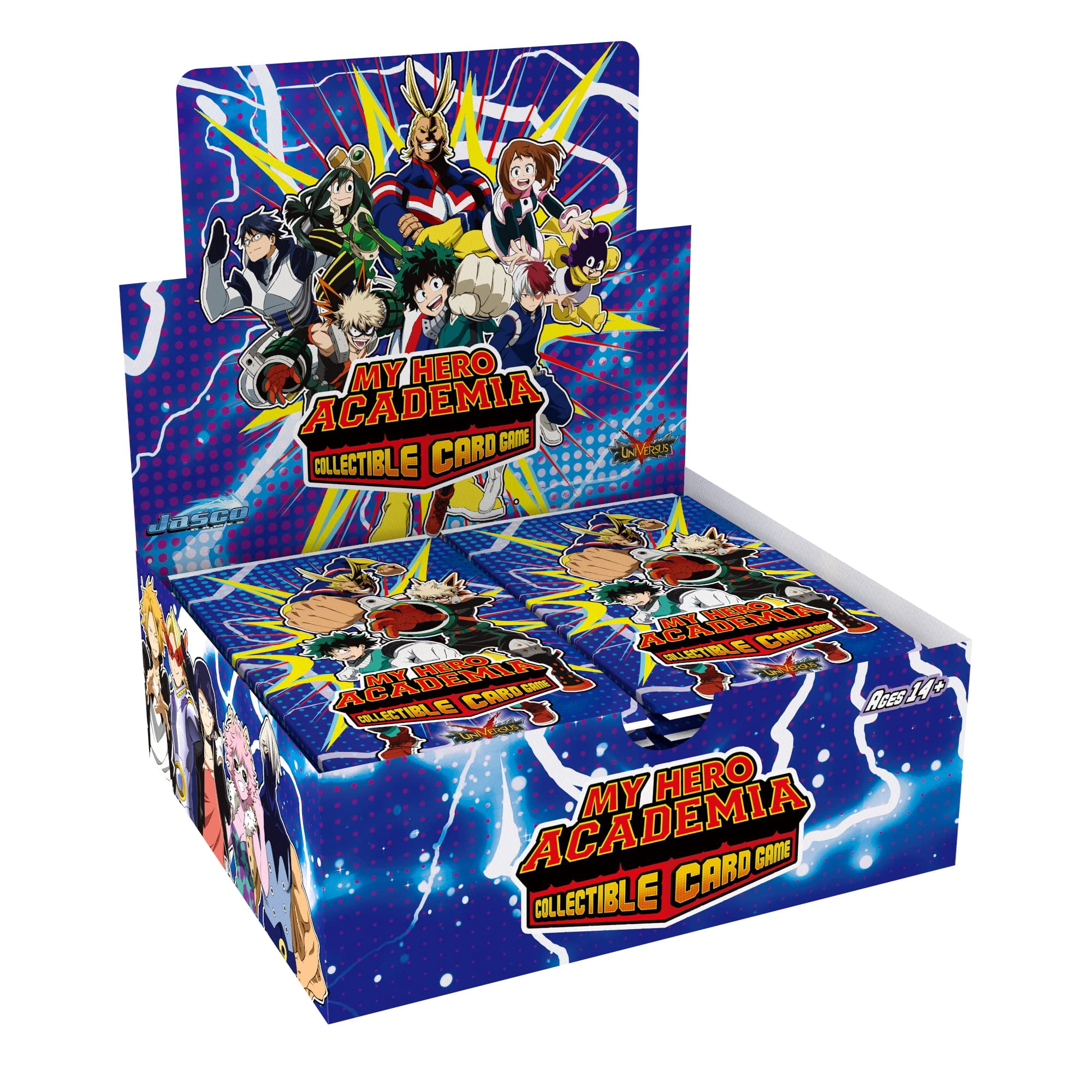 my hero academia booster box Crunchyroll Cybercel game Class 1 Universus CCG My Hero Academia