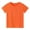 Orange, variant on WOYY Boys and Girls Cotton Short Sleeve T-Shirt Solid Casual Summer T Shirt, Sizes 1-9