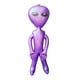 thumbnail image 4 of Alien inflable, figuras inflables globo alienígena, juguete para niños adultos inflar juguetes alienígenas accesorios para suministros de fiesta de Púrpura, 4 of 8