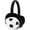 Black, variant on Adorable Cartoon Football Themed Winter Ear for Kids Cozy Soft Earmuffs Outdoor Cold Weather