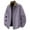 Purple, variant on Big and Tall Jacket for Men Casual Turn-down Collar Long Sleeve Jacket Plus Size Lightweight Button Zip Open Front Fashion Coats