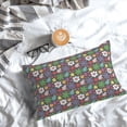 thumbnail image 5 of Pofeuu Daisies Flowers Print Polyester Microfiber Plush Pillowcases, Super Soft and Cozy Pillow Case Covers with Envelop Closure（Pillow core not included）-20"x30", 5 of 6