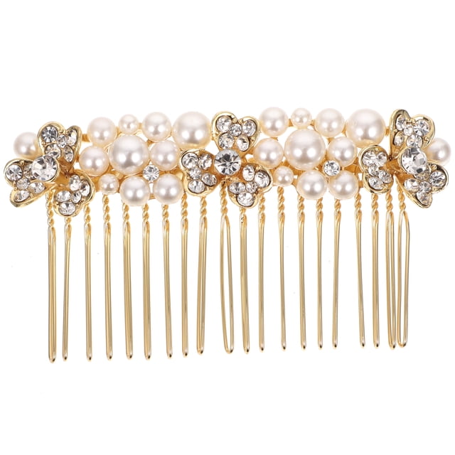 EeaseCA Bridal Hair Comb Rhinestone Hair Comb Wedding Hair Accessory Crystal Hair Side Comb
