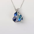 thumbnail image 3 of Wioihee Ladies Geometric Rhinestone Necklace Pendant Necklace Gift Jewelry, 3 of 8