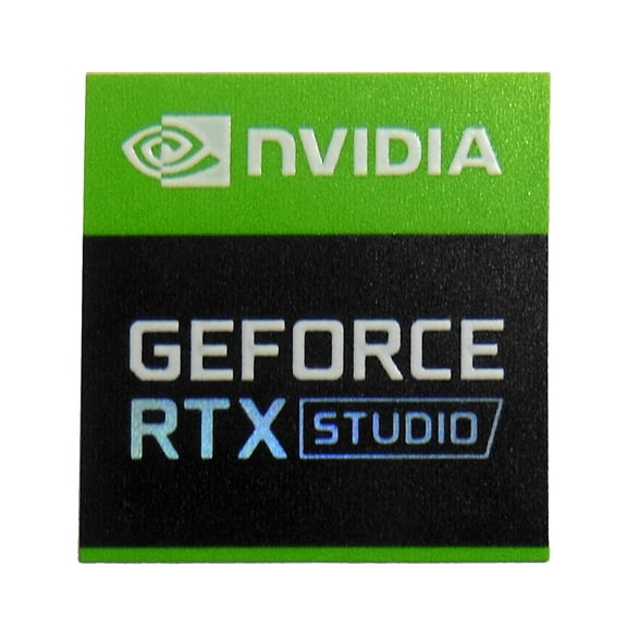 NVIDIA Geforce RTX Studio Sticker 18 x 18mm / 11/16" x 11/16" [1111]