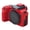 Red, variant on For Canon EOS R10 Soft Silicone Protective Case
