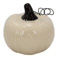 thumbnail image 4 of Decoración de calabaza Way to celebrate Harvest cerámica beige de 9 cm de altura., 4 of 4