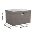 thumbnail image 3 of Fabric Storage For Home Organization Small With Handles Foldable Cube Organizer For Shelves And Closet, 3 of 7