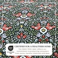 thumbnail image 2 of Christmas Quilt Set - Lightweight, Soft, All-Season - 2-Piece Holiday Printed Bedding Set (Twin / Twin XL, Cardinal Garden), 2 of 6