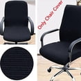 thumbnail image 2 of Anti-Dirty Rotating Stretch Office Computer Desk Chair Cover Waterproof Elastic Chair Covers Removable Slipcovers L, 2 of 5
