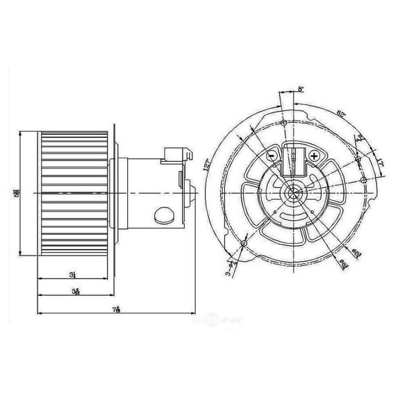 HVAC Blower Motor