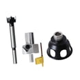 thumbnail image 2 of DYNWAVECA Workbench Hole Drill Bit and Punch Set Table Hole Trimmer Easily Install Professional Accessory Polished Finish Tool 20x90mm Drill Bit, 2 of 6