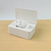 1pc, Dustproof Disposable Face Mask Box Desktop Tissue Storage Box With Lid