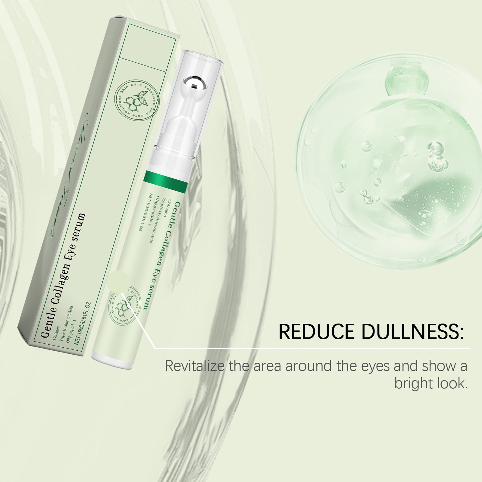 Alvantor Collagen Eye Serum Hydrating Essence for Dark Circles and Fine Lines